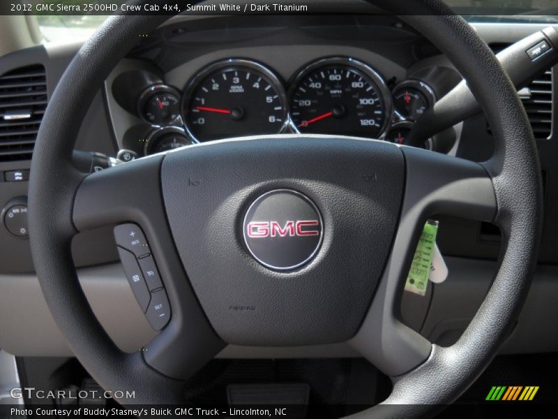Summit White / Dark Titanium 2012 GMC Sierra 2500HD Crew Cab 4x4