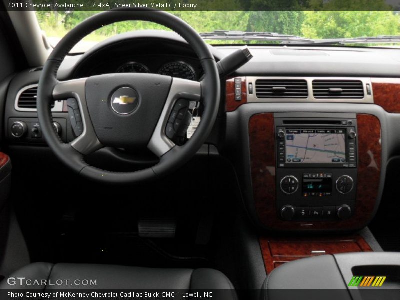 Sheer Silver Metallic / Ebony 2011 Chevrolet Avalanche LTZ 4x4