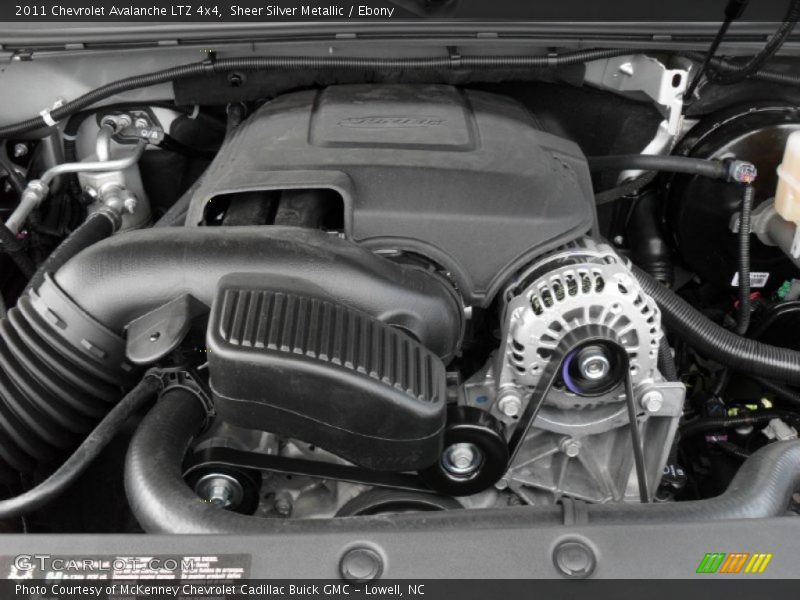 Sheer Silver Metallic / Ebony 2011 Chevrolet Avalanche LTZ 4x4
