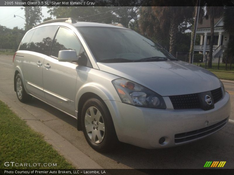 Silver Mist Metallic / Gray 2005 Nissan Quest 3.5 SL