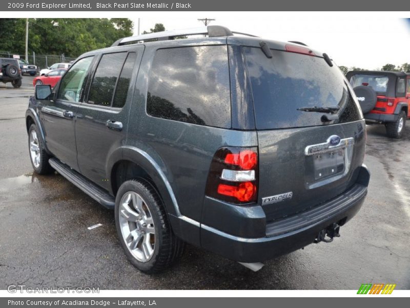 Black Pearl Slate Metallic / Black 2009 Ford Explorer Limited