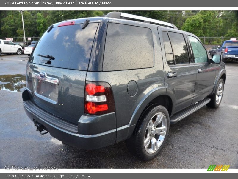 Black Pearl Slate Metallic / Black 2009 Ford Explorer Limited