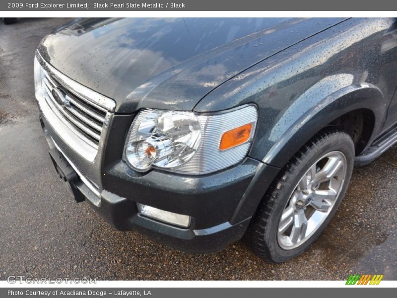 Black Pearl Slate Metallic / Black 2009 Ford Explorer Limited