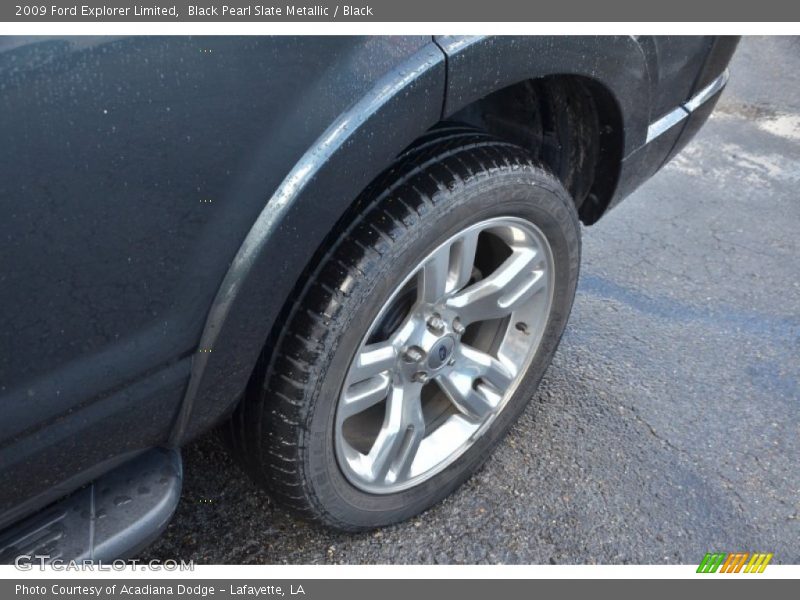 Black Pearl Slate Metallic / Black 2009 Ford Explorer Limited