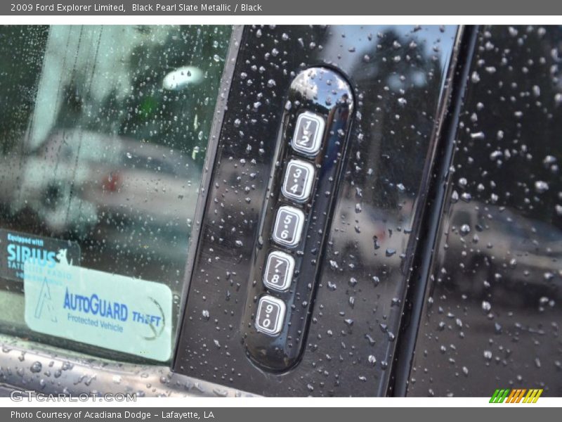 Black Pearl Slate Metallic / Black 2009 Ford Explorer Limited