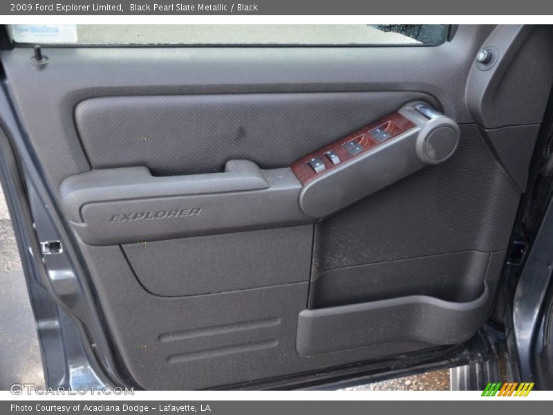 Black Pearl Slate Metallic / Black 2009 Ford Explorer Limited