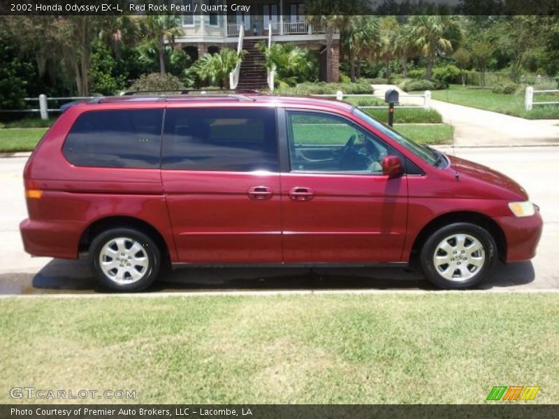 Red Rock Pearl / Quartz Gray 2002 Honda Odyssey EX-L