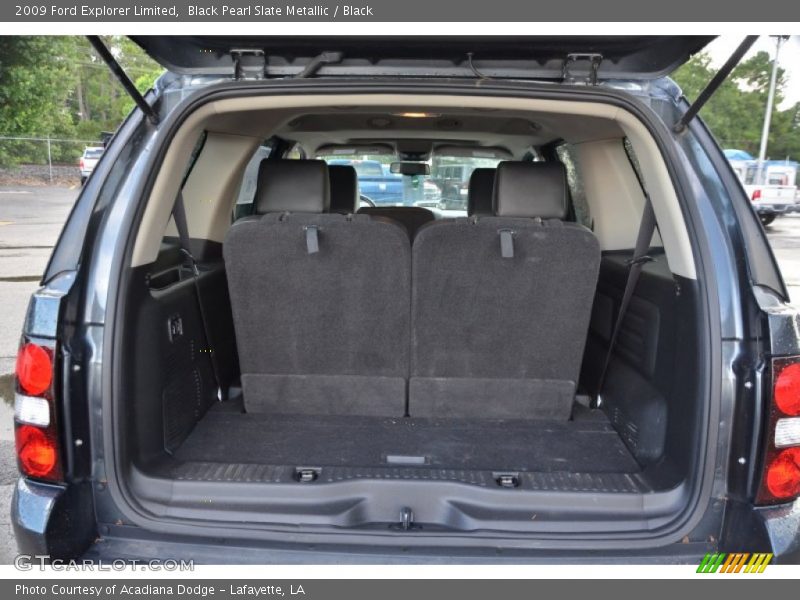Black Pearl Slate Metallic / Black 2009 Ford Explorer Limited