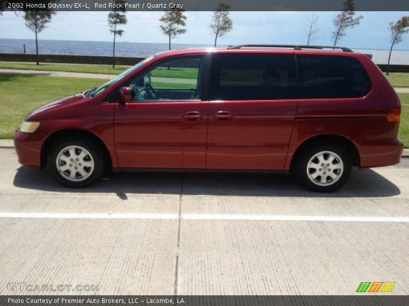 Red Rock Pearl / Quartz Gray 2002 Honda Odyssey EX-L