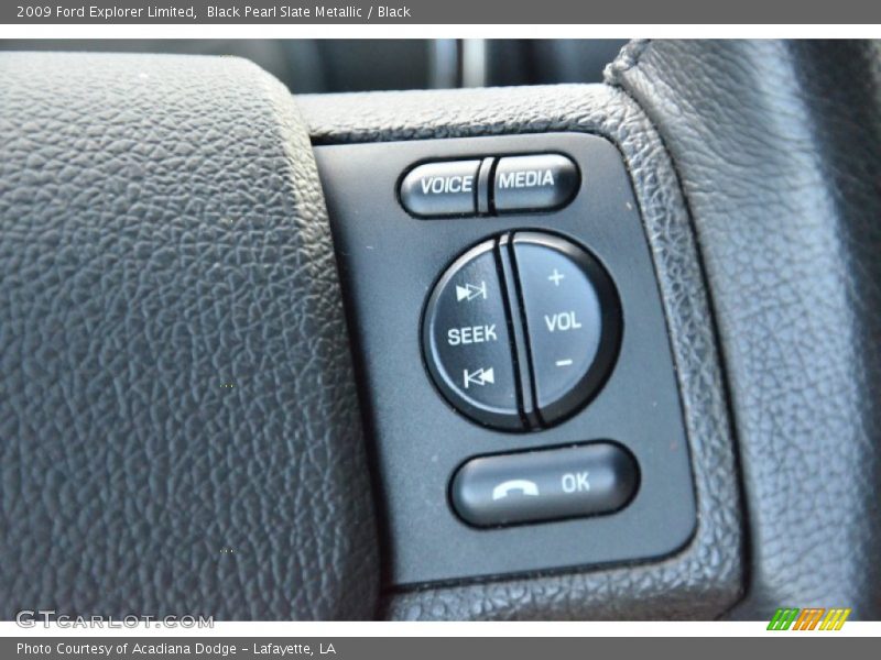 Black Pearl Slate Metallic / Black 2009 Ford Explorer Limited