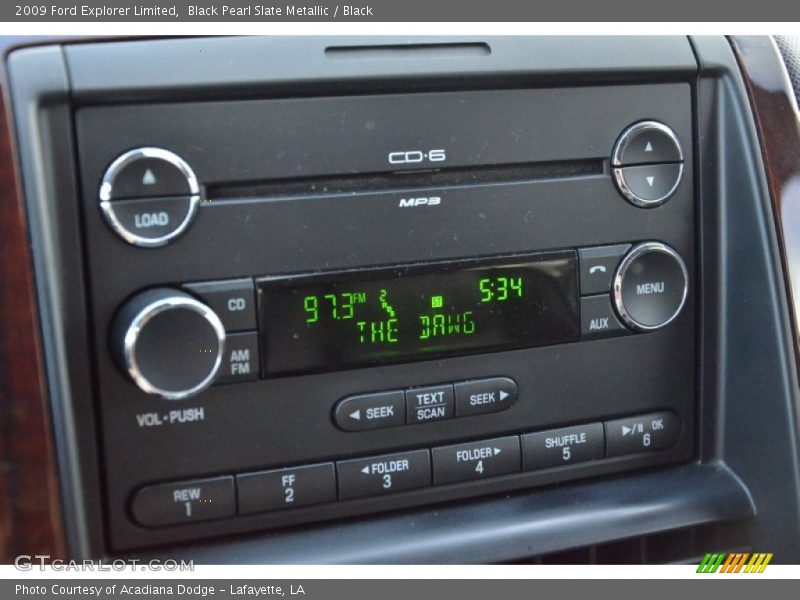 Black Pearl Slate Metallic / Black 2009 Ford Explorer Limited