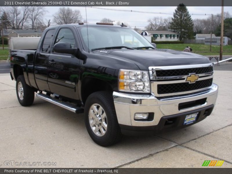 Black / Ebony 2011 Chevrolet Silverado 2500HD LTZ Extended Cab 4x4