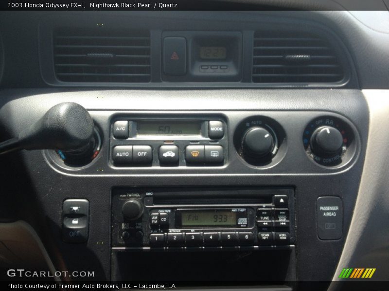 Nighthawk Black Pearl / Quartz 2003 Honda Odyssey EX-L