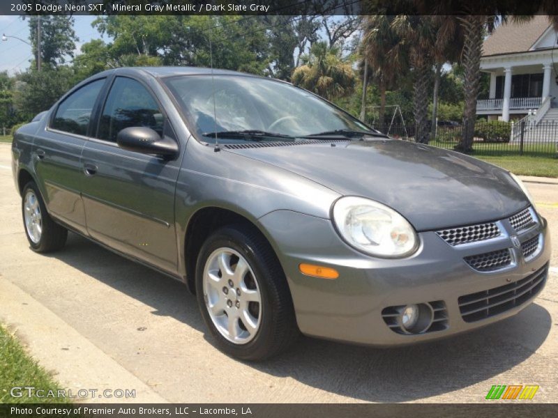Mineral Gray Metallic / Dark Slate Gray 2005 Dodge Neon SXT