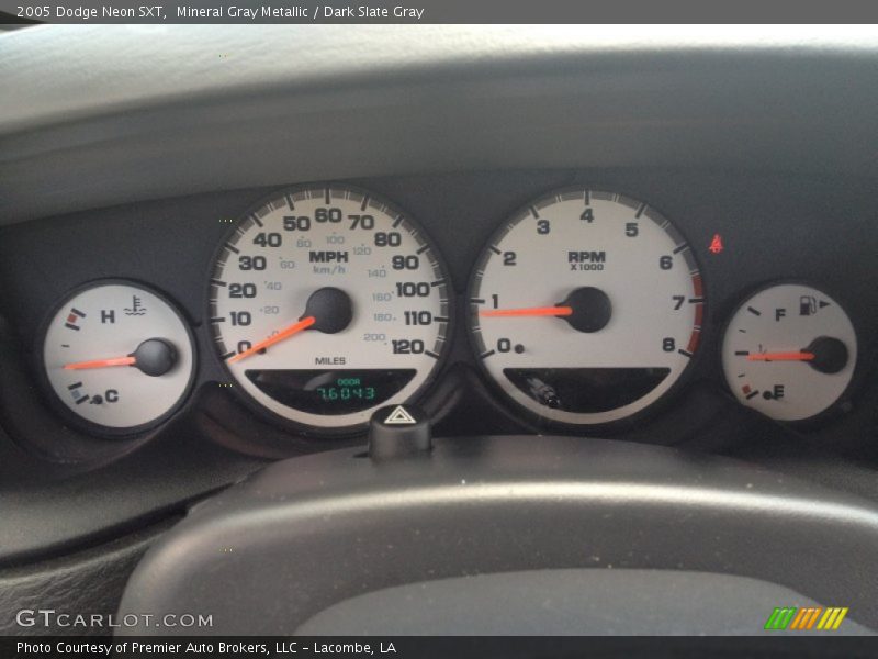 Mineral Gray Metallic / Dark Slate Gray 2005 Dodge Neon SXT