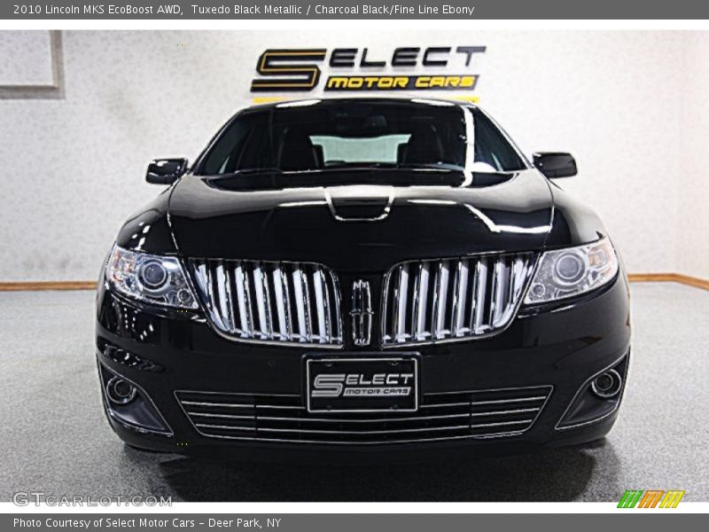 Tuxedo Black Metallic / Charcoal Black/Fine Line Ebony 2010 Lincoln MKS EcoBoost AWD