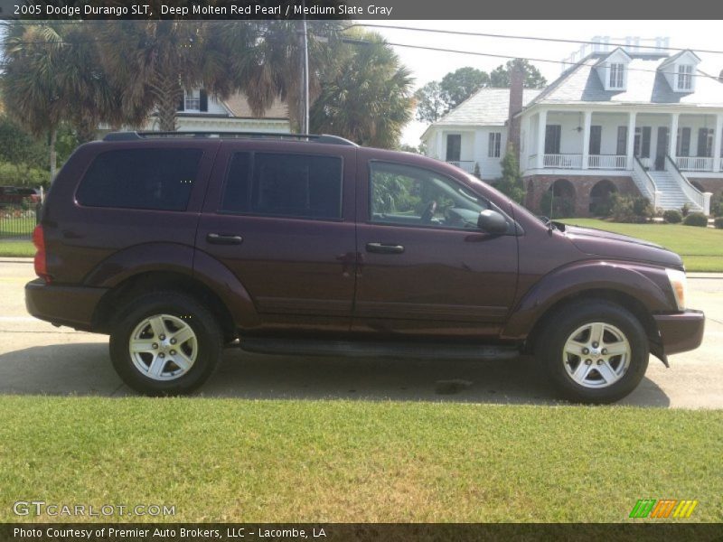 Deep Molten Red Pearl / Medium Slate Gray 2005 Dodge Durango SLT