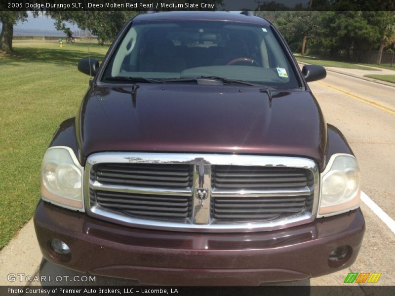 Deep Molten Red Pearl / Medium Slate Gray 2005 Dodge Durango SLT