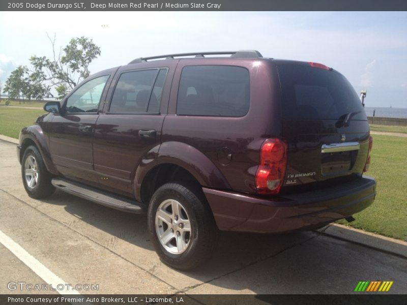 Deep Molten Red Pearl / Medium Slate Gray 2005 Dodge Durango SLT