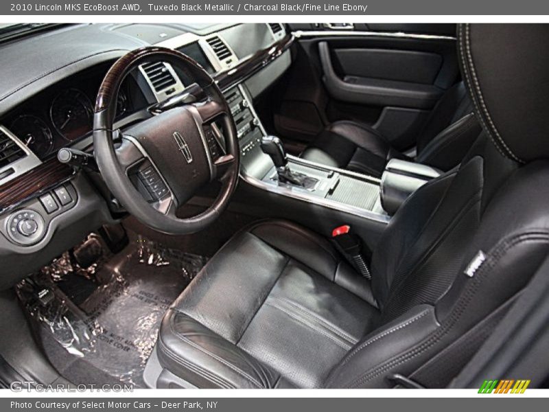 Tuxedo Black Metallic / Charcoal Black/Fine Line Ebony 2010 Lincoln MKS EcoBoost AWD