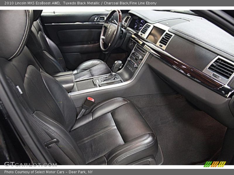 Tuxedo Black Metallic / Charcoal Black/Fine Line Ebony 2010 Lincoln MKS EcoBoost AWD