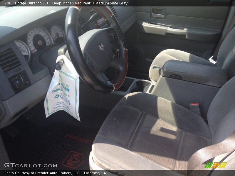 Deep Molten Red Pearl / Medium Slate Gray 2005 Dodge Durango SLT