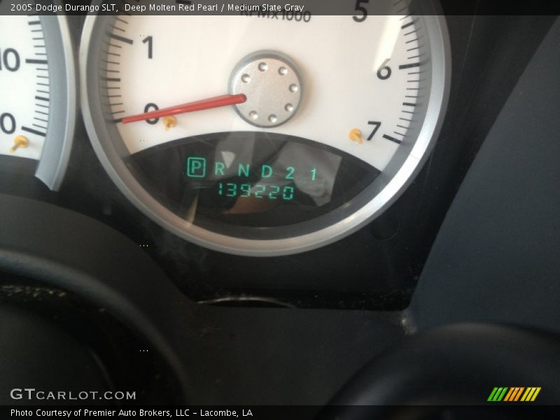 Deep Molten Red Pearl / Medium Slate Gray 2005 Dodge Durango SLT