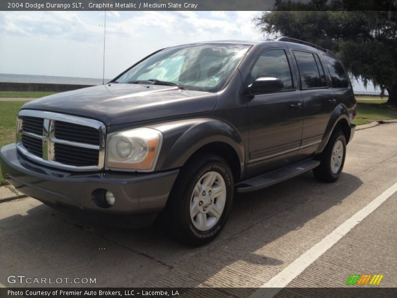 Graphite Metallic / Medium Slate Gray 2004 Dodge Durango SLT