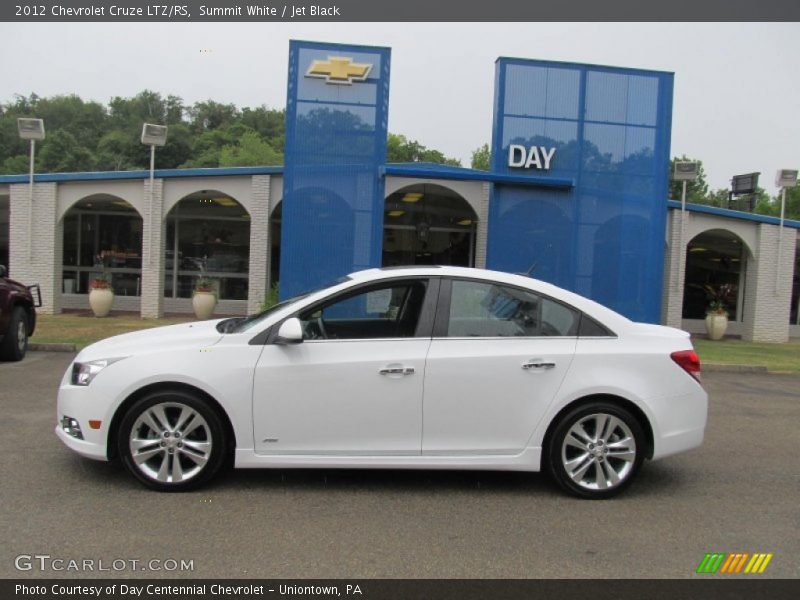 Summit White / Jet Black 2012 Chevrolet Cruze LTZ/RS