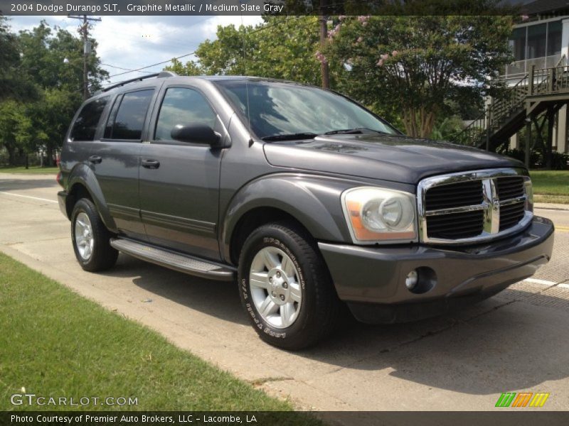 Graphite Metallic / Medium Slate Gray 2004 Dodge Durango SLT