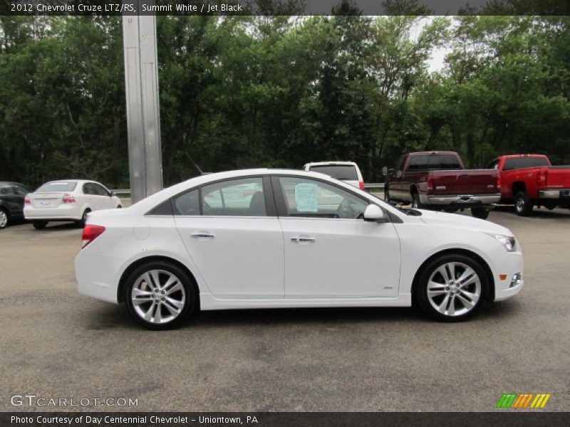 Summit White / Jet Black 2012 Chevrolet Cruze LTZ/RS