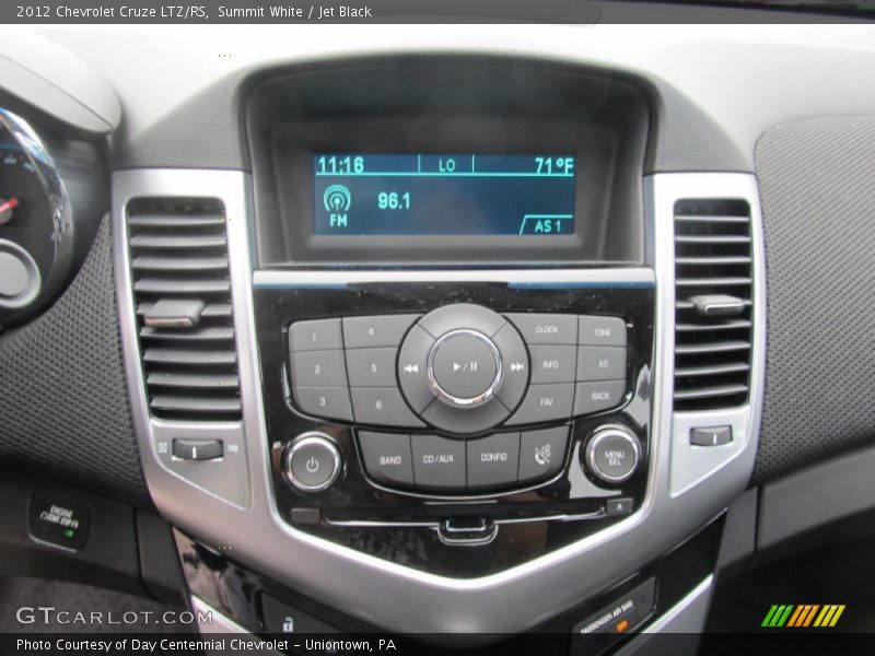 Summit White / Jet Black 2012 Chevrolet Cruze LTZ/RS