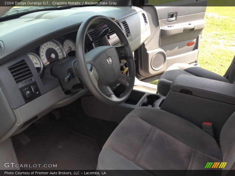 Graphite Metallic / Medium Slate Gray 2004 Dodge Durango SLT