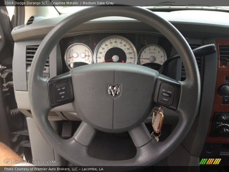 Graphite Metallic / Medium Slate Gray 2004 Dodge Durango SLT