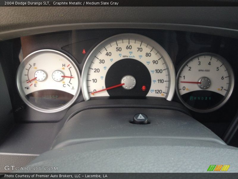 Graphite Metallic / Medium Slate Gray 2004 Dodge Durango SLT