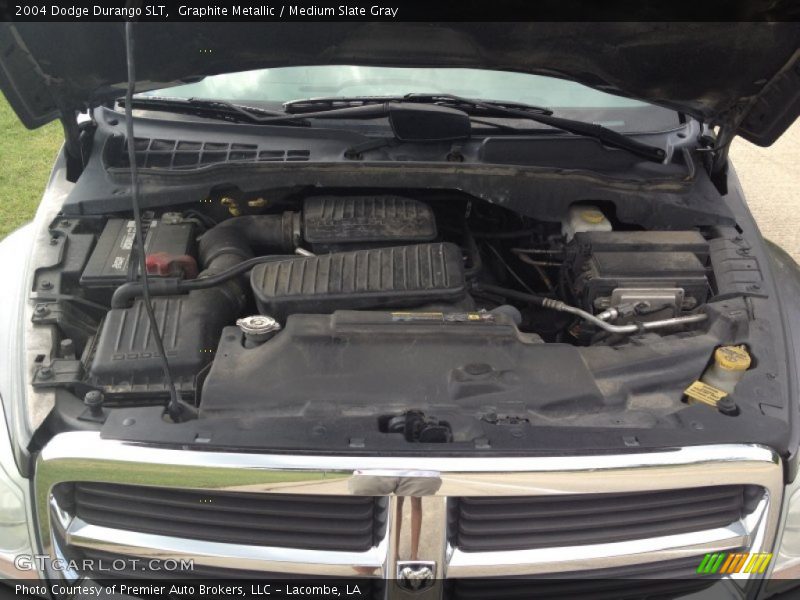 Graphite Metallic / Medium Slate Gray 2004 Dodge Durango SLT