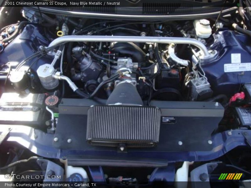 Navy Blue Metallic / Neutral 2001 Chevrolet Camaro SS Coupe