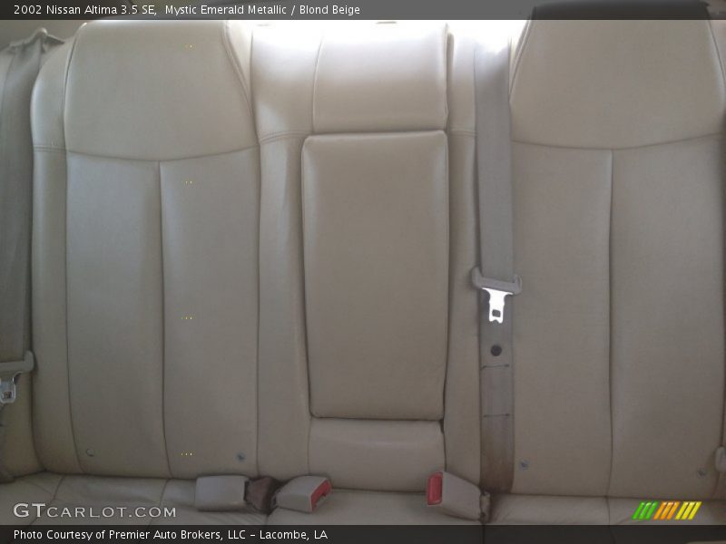 Mystic Emerald Metallic / Blond Beige 2002 Nissan Altima 3.5 SE