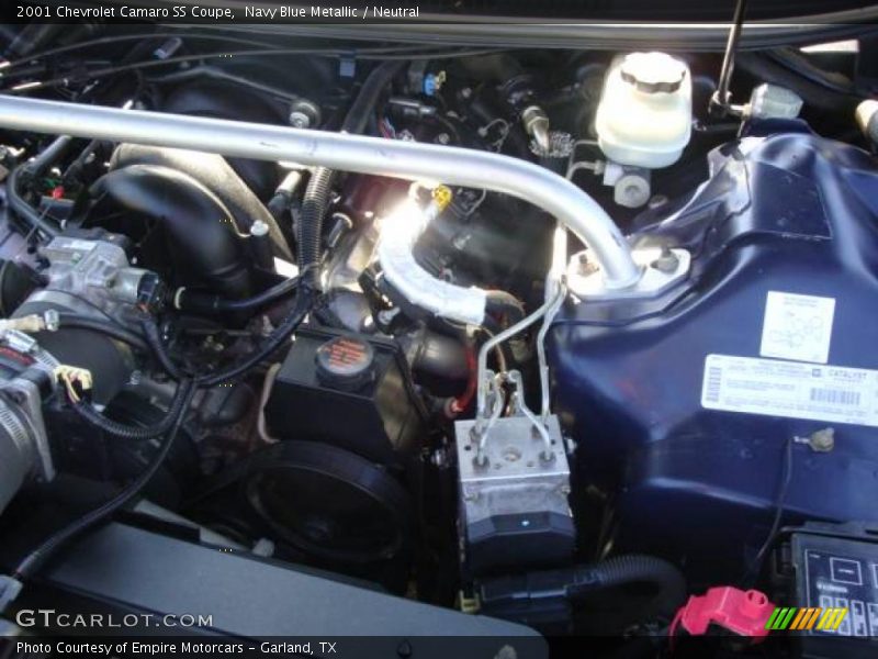 Navy Blue Metallic / Neutral 2001 Chevrolet Camaro SS Coupe