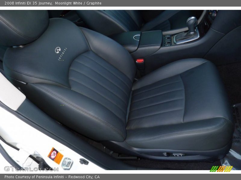 Moonlight White / Graphite 2008 Infiniti EX 35 Journey