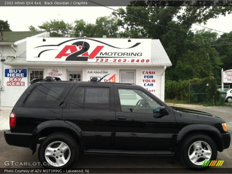 Black Obsidian / Graphite 2002 Infiniti QX4 4x4