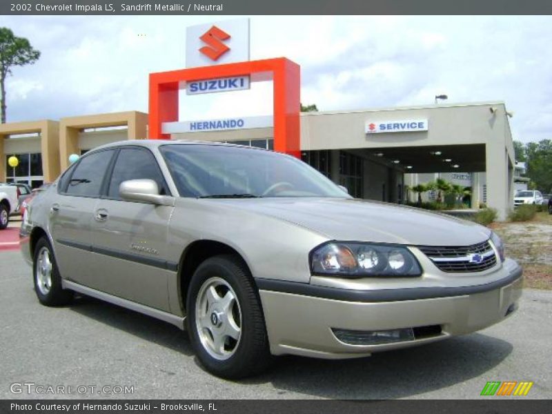 Sandrift Metallic / Neutral 2002 Chevrolet Impala LS