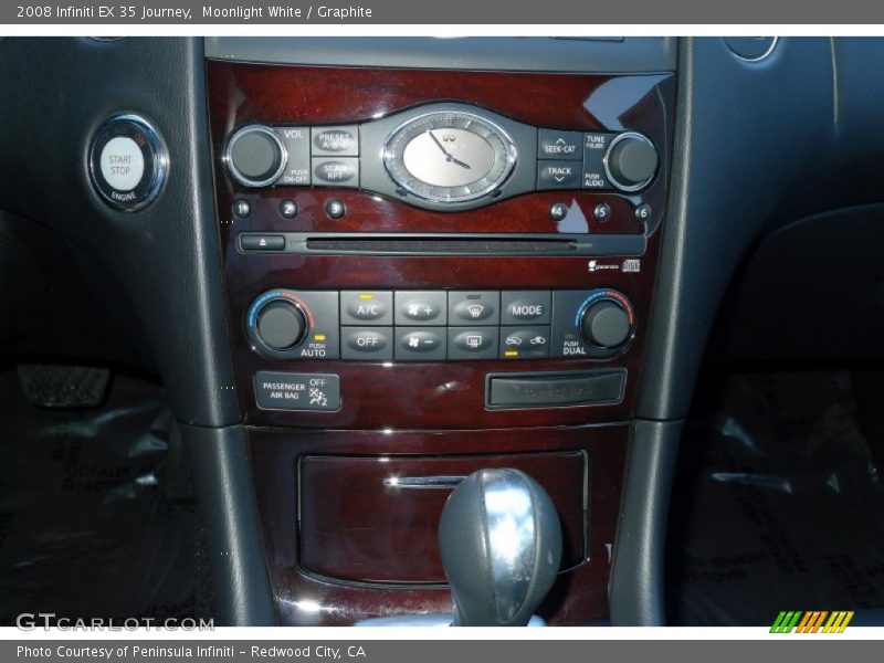Moonlight White / Graphite 2008 Infiniti EX 35 Journey