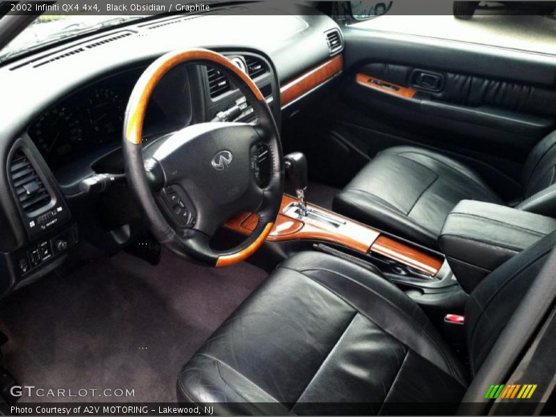 Black Obsidian / Graphite 2002 Infiniti QX4 4x4