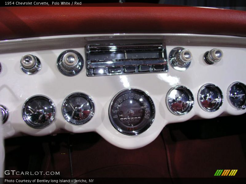 Polo White / Red 1954 Chevrolet Corvette