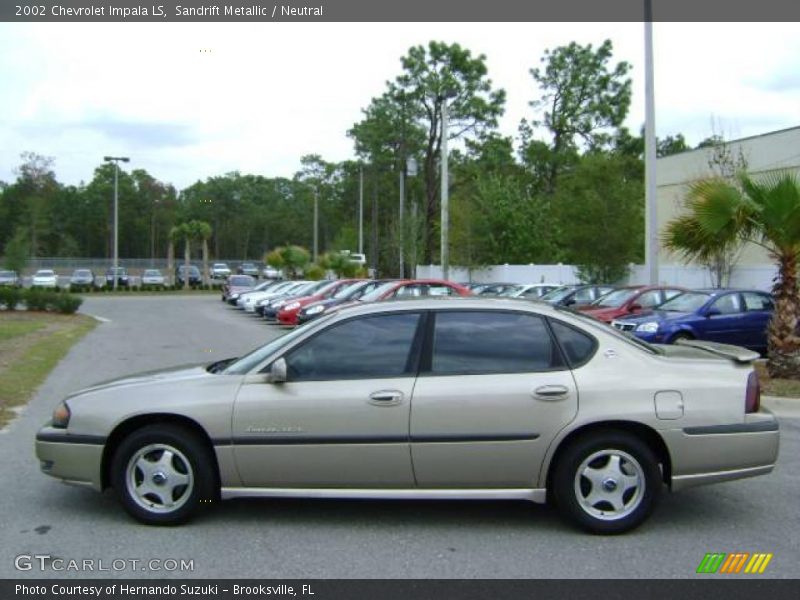 Sandrift Metallic / Neutral 2002 Chevrolet Impala LS