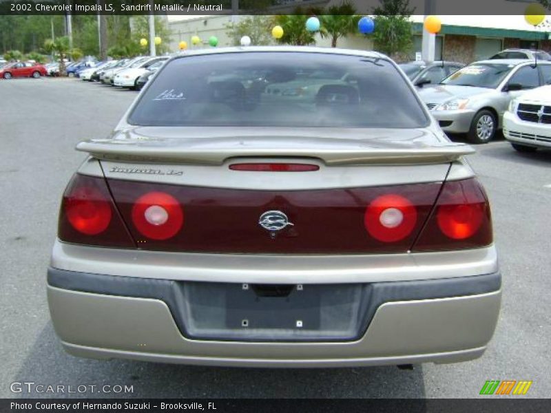 Sandrift Metallic / Neutral 2002 Chevrolet Impala LS
