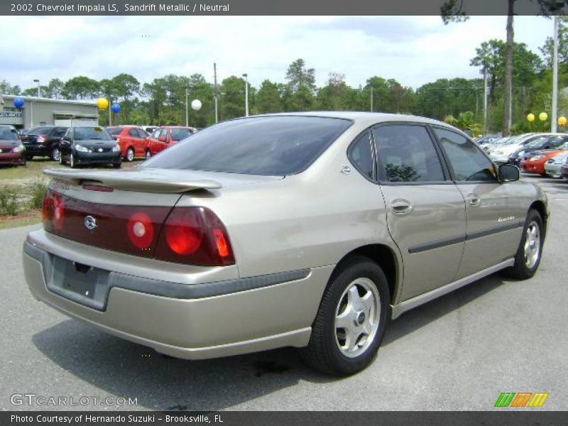 Sandrift Metallic / Neutral 2002 Chevrolet Impala LS