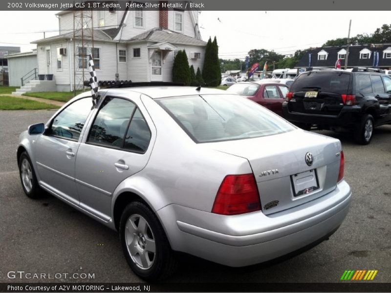 Reflex Silver Metallic / Black 2002 Volkswagen Jetta GLS 1.8T Sedan