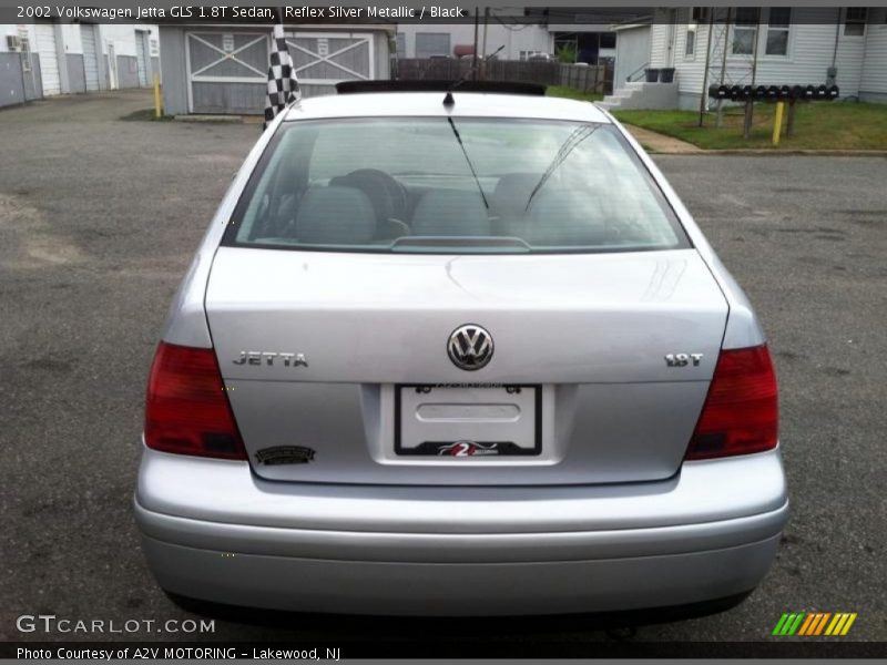 Reflex Silver Metallic / Black 2002 Volkswagen Jetta GLS 1.8T Sedan